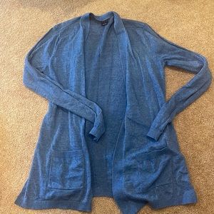 Heather blue cardigan